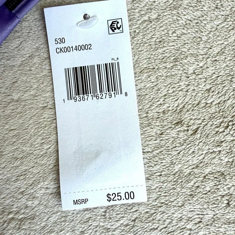NWT Calvin Klein Boys Lavender Adjustable Zipper Neck Tie